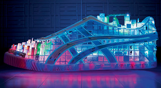将城市装进你的跑鞋—ASICS Onitsuka Tiger 3D打印电子彩灯鞋