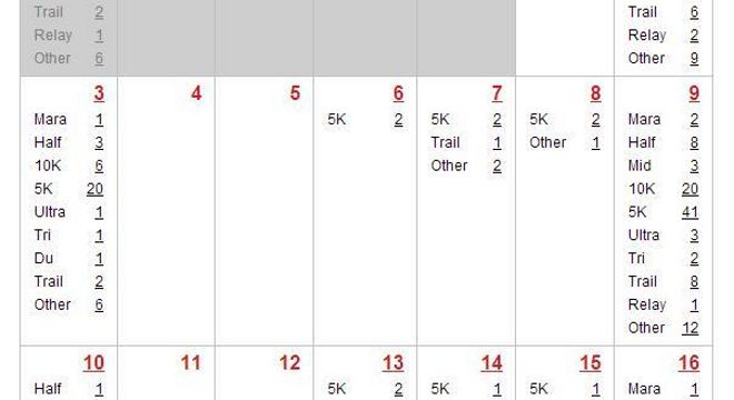 我的美国跑步日记（9）美国一年到底有多少跑步比赛？
