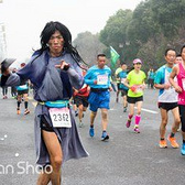 跑在画中追兔女 ——无锡环太湖国际马拉松有感