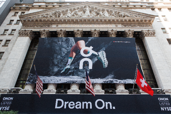 瑞士运动品牌On昂跑在纽约证券交易所正式上市