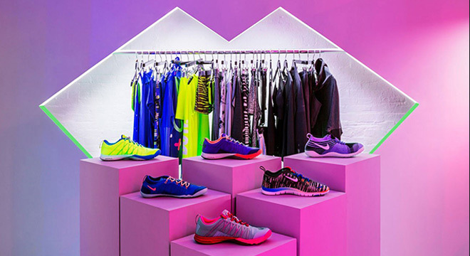 运动女生做主角—Nike 为女生打造Pop-Up 专门店