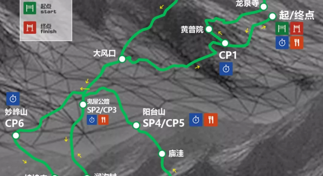 记第二次越野—凤凰岭越野赛－－50km组